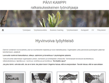 Tablet Screenshot of paivikamppi.fi